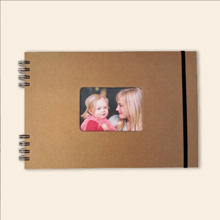 SCRAPBOOK CON VENTANA HORIZONTAL A4